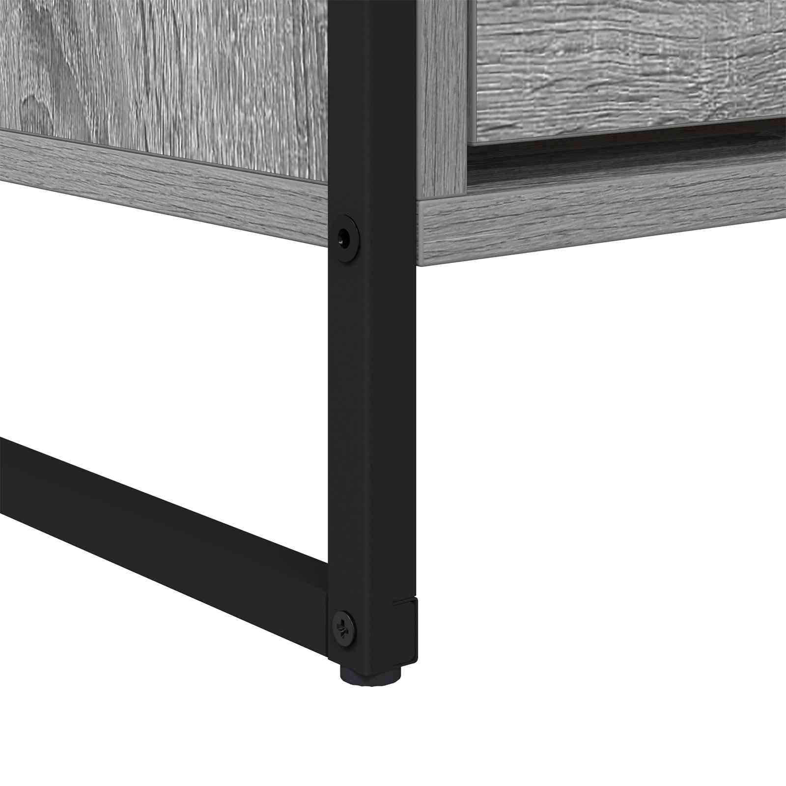 Gabinete de TV con cajón Gris Sonoma 100 x 36 x 49,5 cm