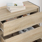 Vitrina con cajón Sonoma 79 x 36 x 75.5 cm Madera contrachapada