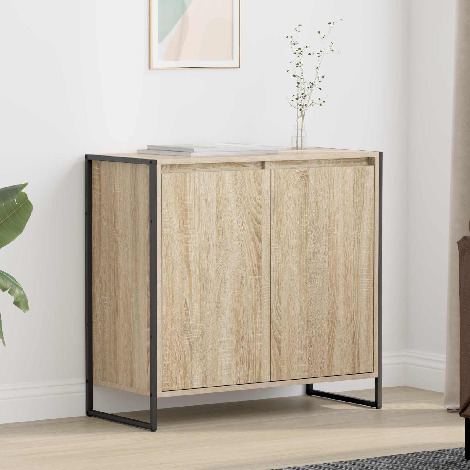 Armario auxiliar Sonoma 79 x 36 x 75 cm Madera contrachapada