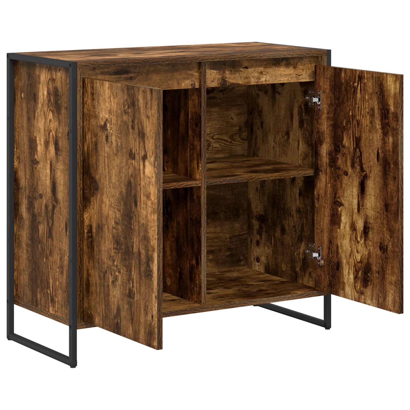 Armario auxiliar Roble Humo 79 x 36 x 75 cm