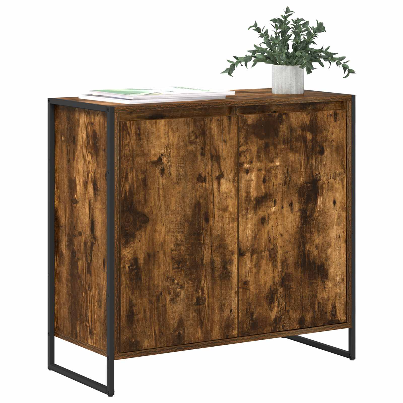 Armario auxiliar Roble Humo 79 x 36 x 75 cm