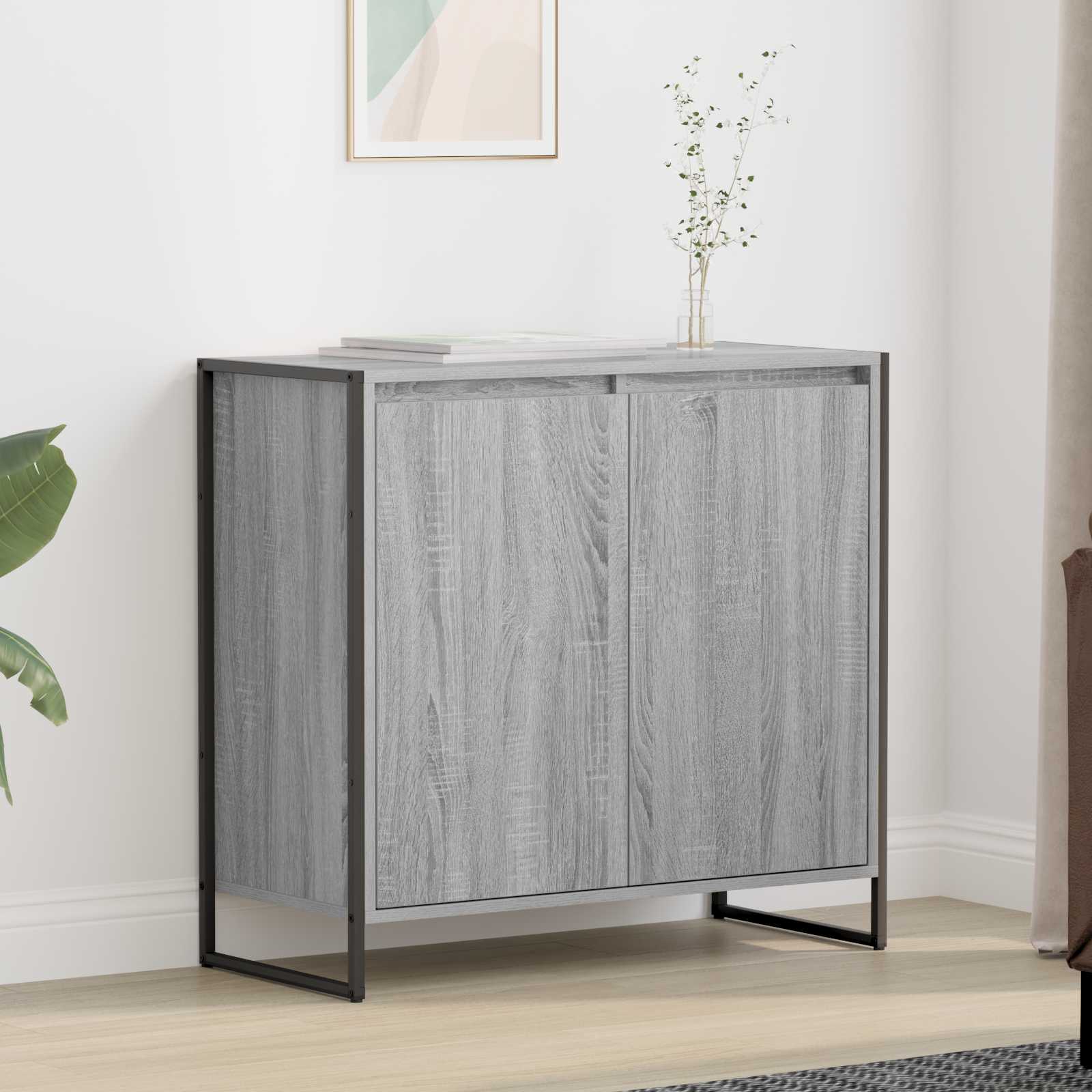Armario auxiliar Gris Sonoma 79 x 36 x 75 cm