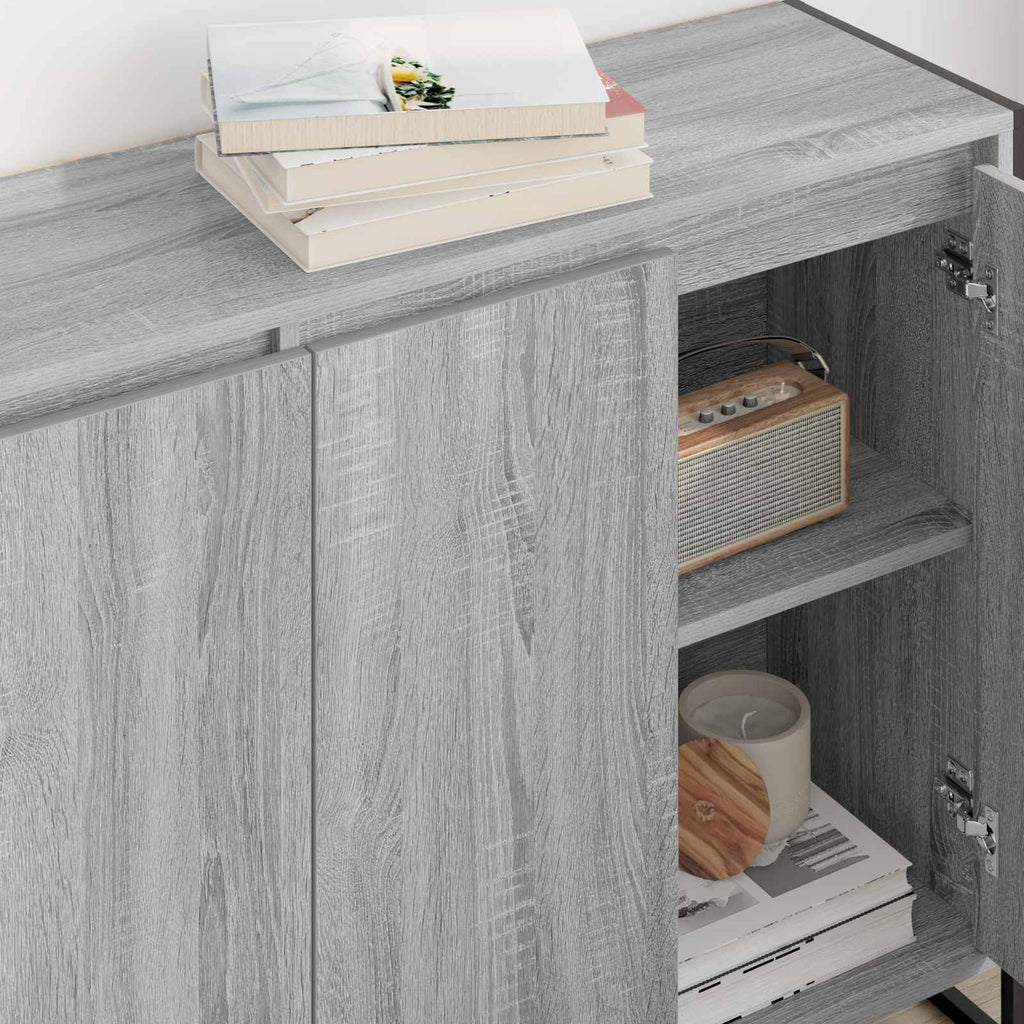 Armario auxiliar Gris Sonoma 96,5 x 30 x 75 cm