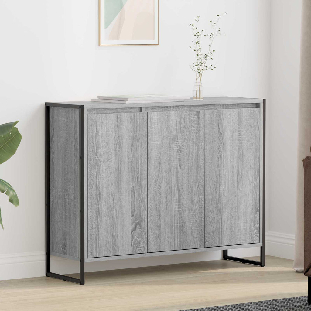 Armario auxiliar Gris Sonoma 96,5 x 30 x 75 cm