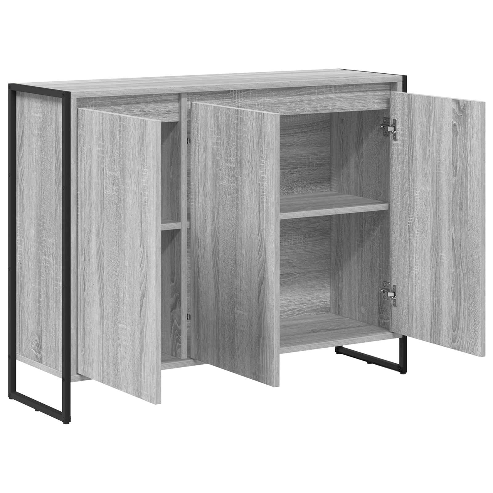 Armario auxiliar Gris Sonoma 96,5 x 30 x 75 cm