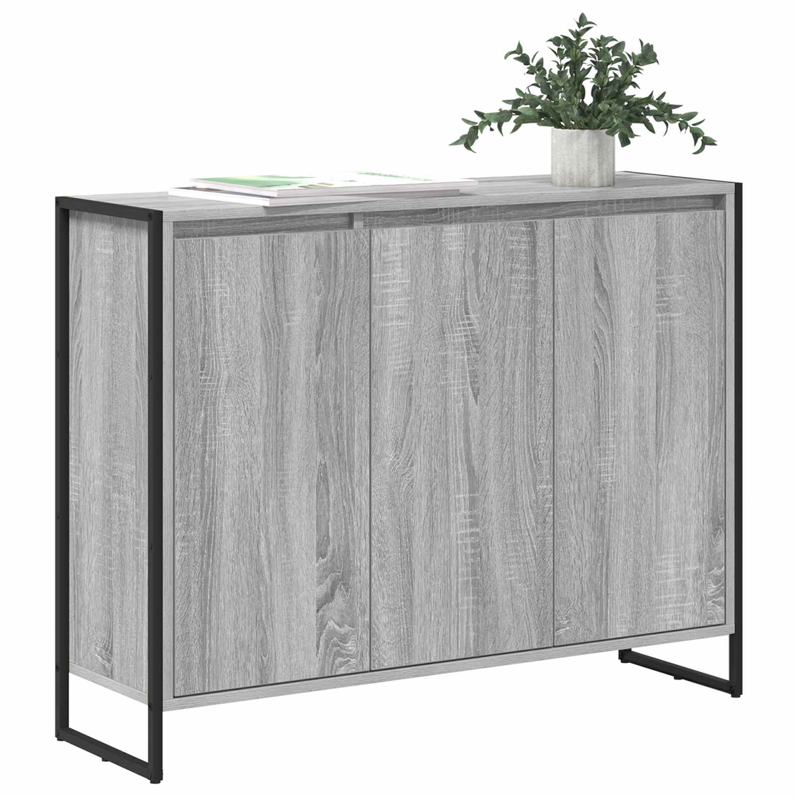 Armario auxiliar Gris Sonoma 96,5 x 30 x 75 cm