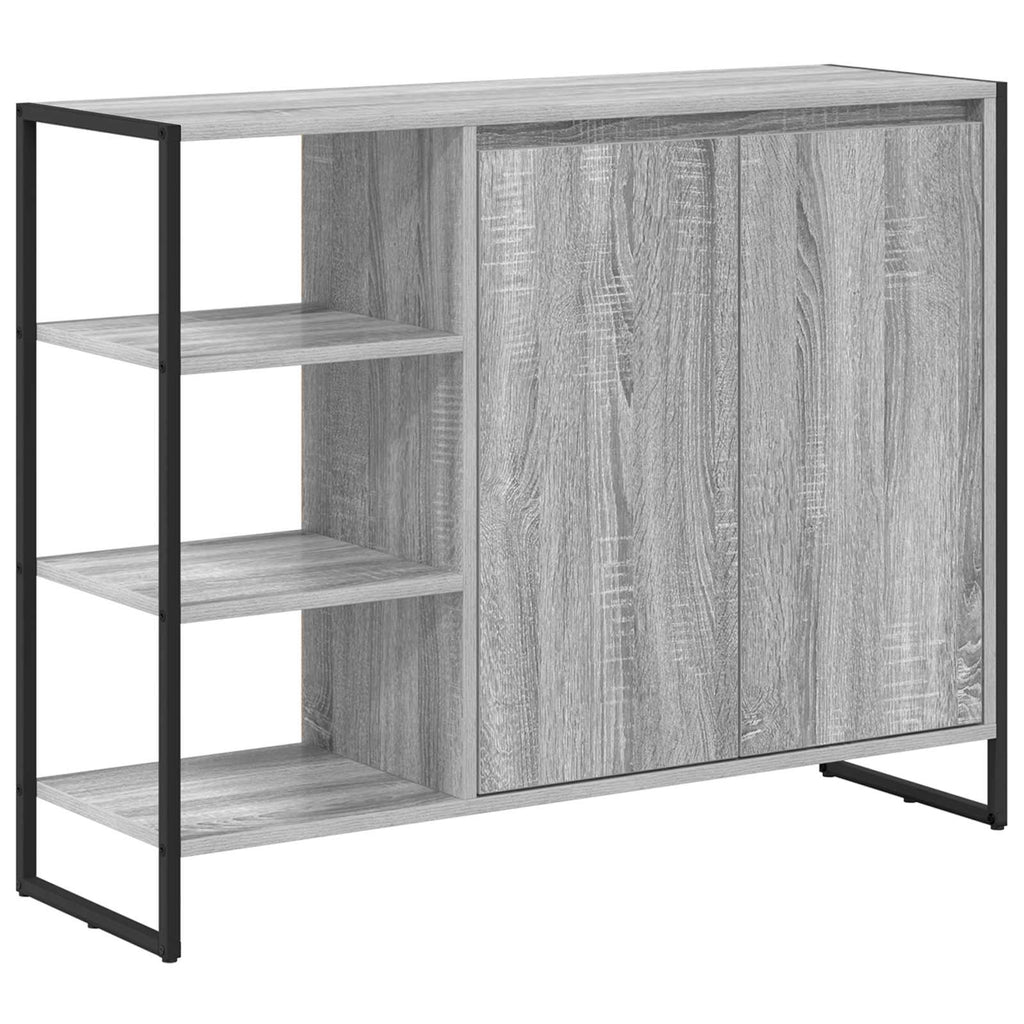 Armario auxiliar Gris Sonoma 96.5 x 30 x 75 cm