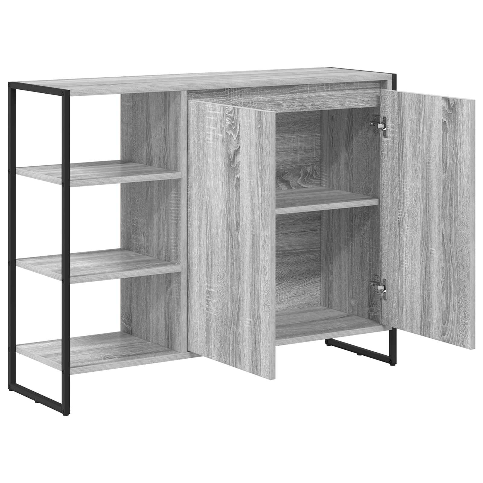 Armario auxiliar Gris Sonoma 96.5 x 30 x 75 cm