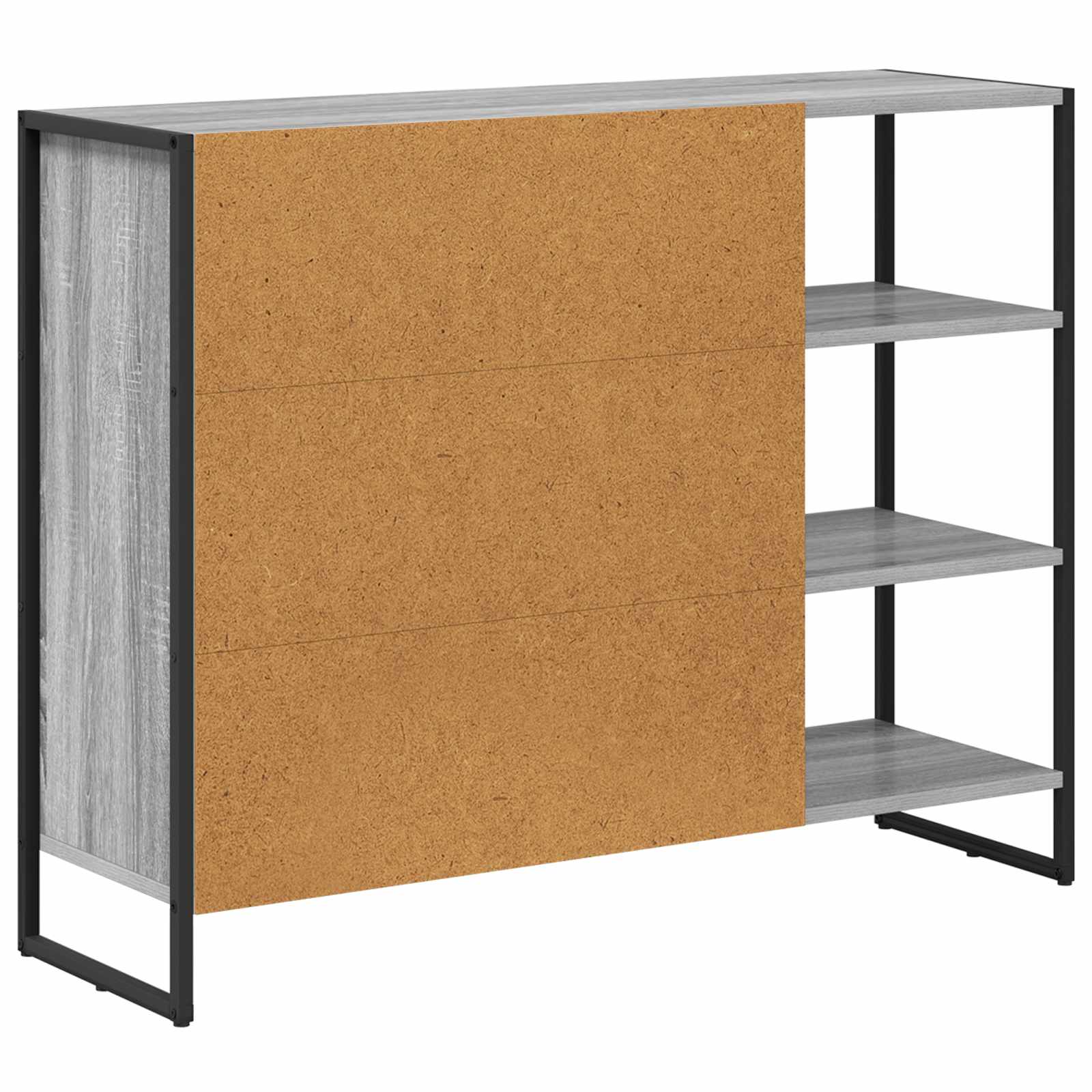 Armario auxiliar Gris Sonoma 96.5 x 30 x 75 cm