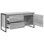 Gabinete de TV con cajón Gris Sonoma 100 x 36 x 49.5 cm