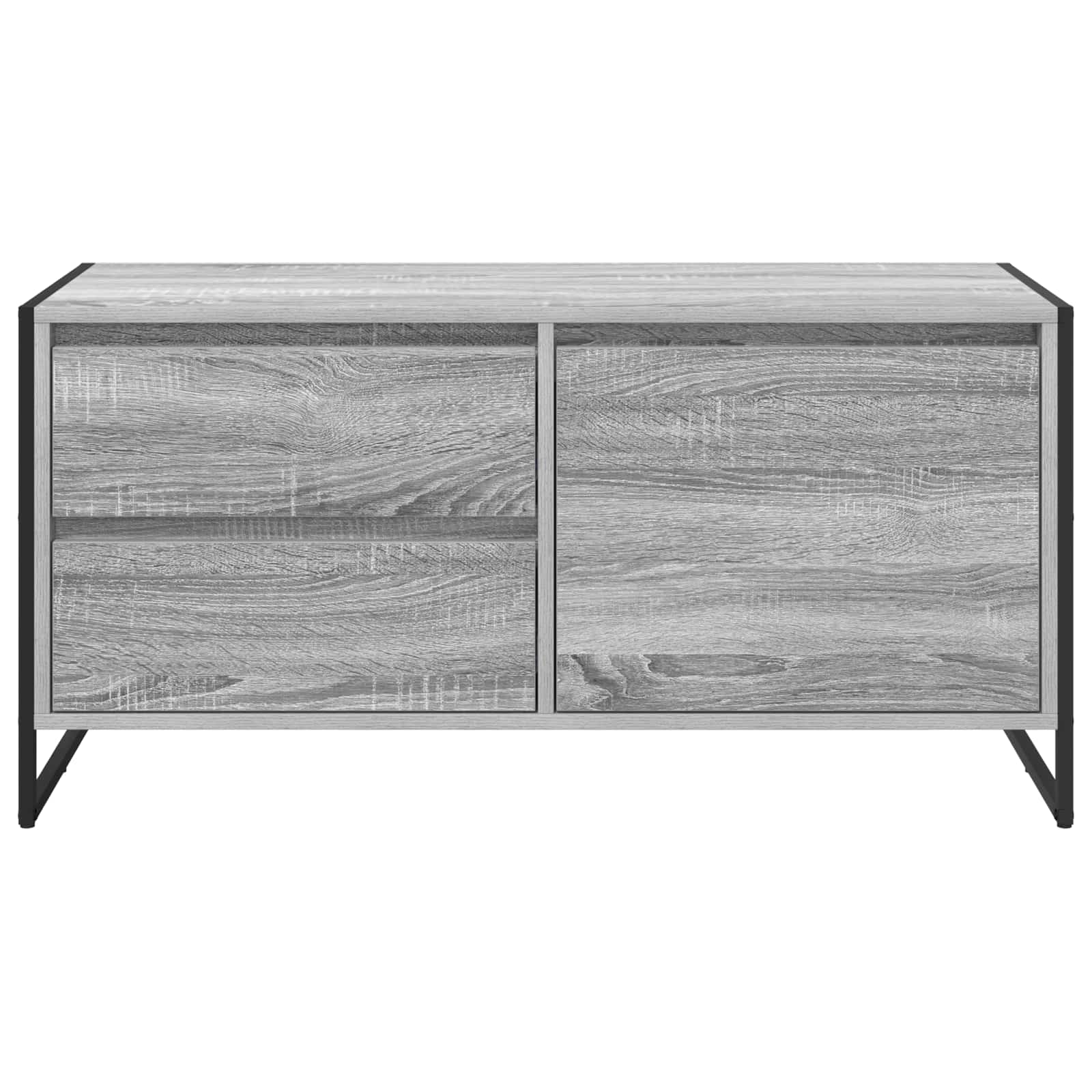 Gabinete de TV con cajón Gris Sonoma 100 x 36 x 49.5 cm