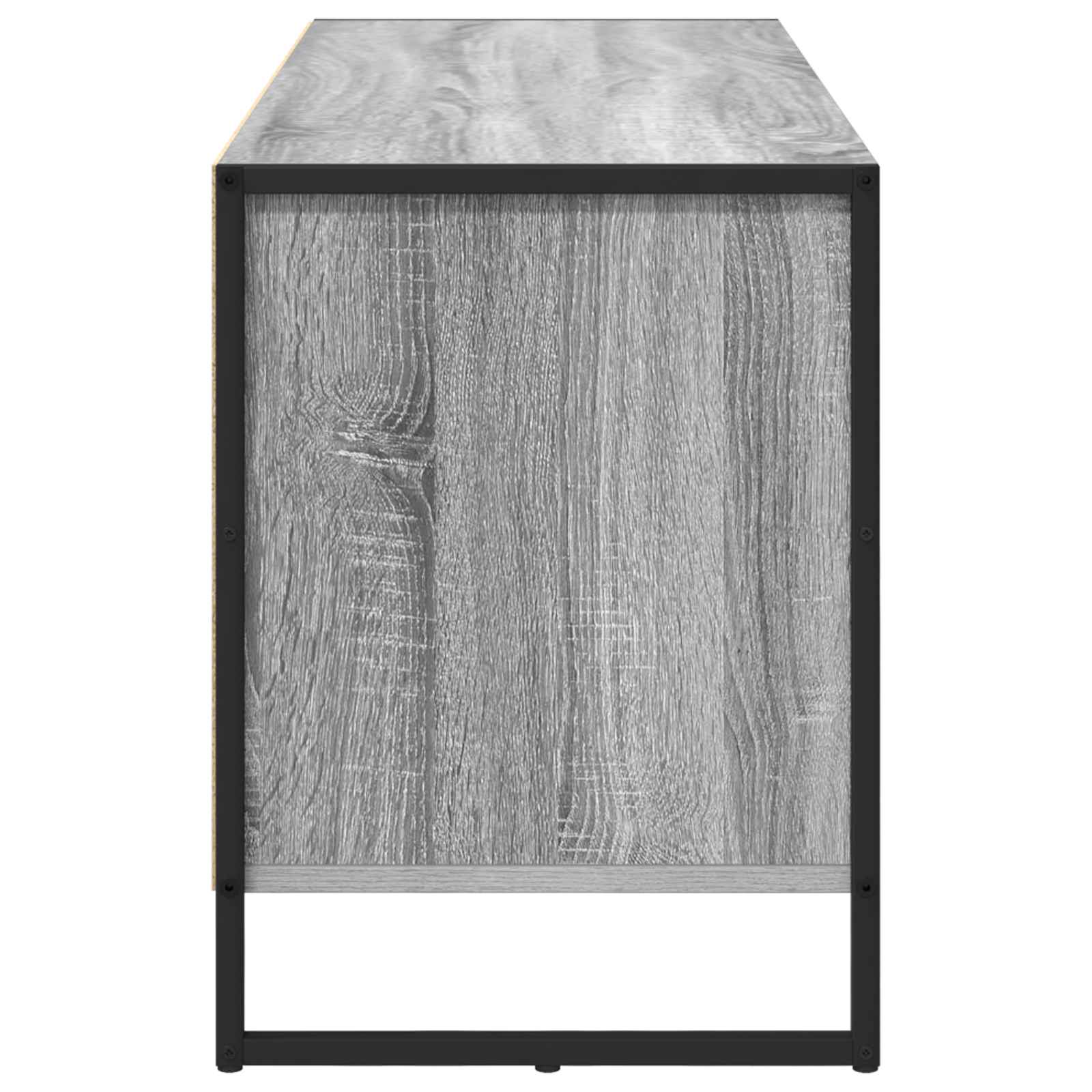 Gabinete de TV con cajón Gris Sonoma 100 x 36 x 49.5 cm