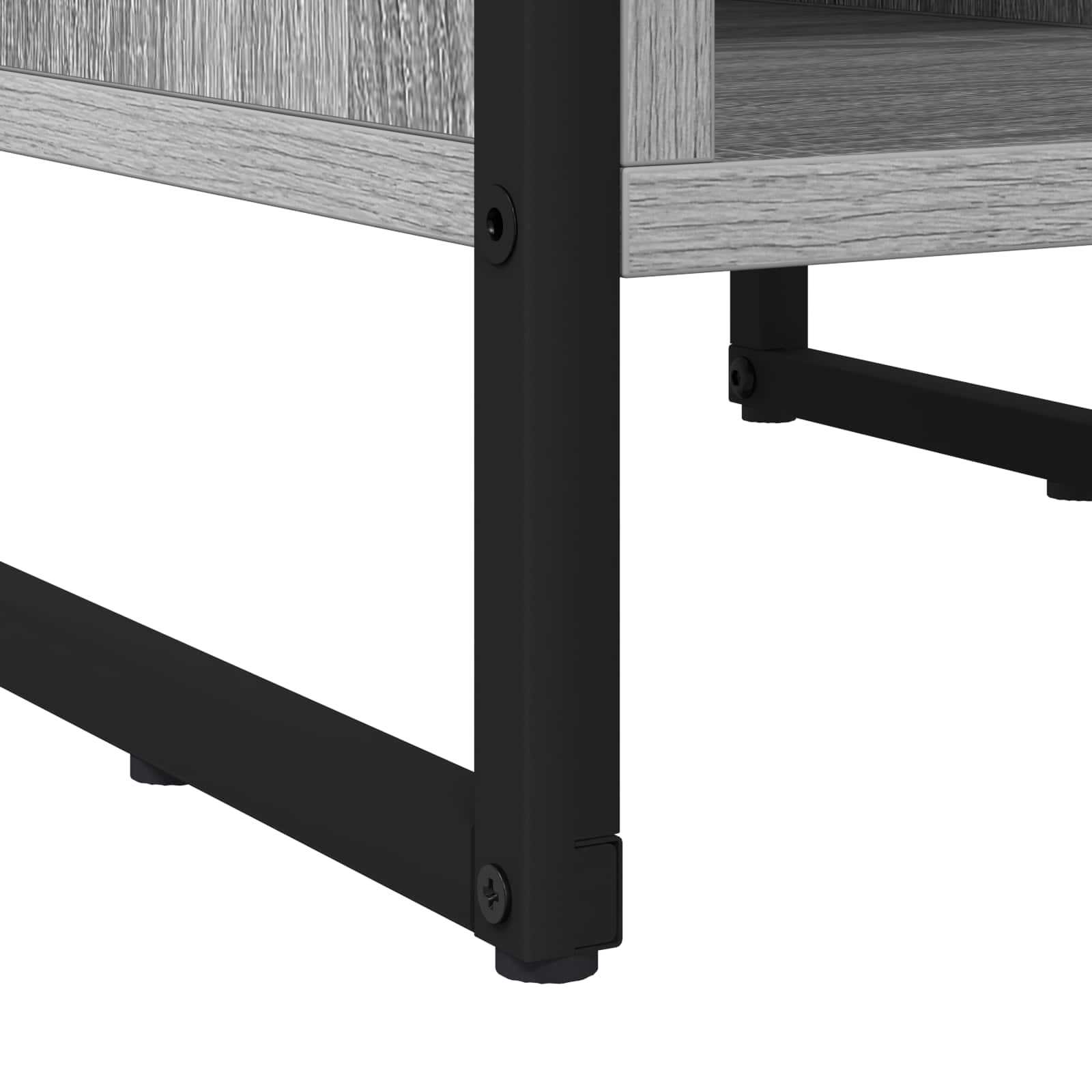 Mesa de Noche 2 pcs Gris Sonoma 39.5 x 30 x 50 cm