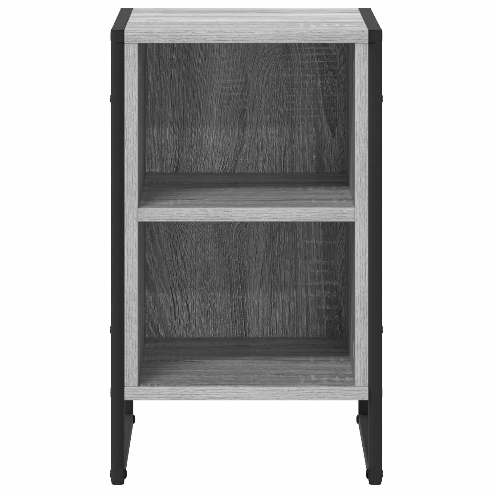 Mesa de Noche 2 pcs Gris Sonoma 39.5 x 30 x 50 cm