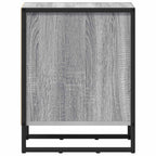 Mesa de Noche 2 pcs Gris Sonoma 39.5 x 30 x 50 cm