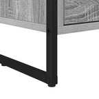 Mesa de Noche 2 pcs Gris Sonoma 39,5 x 30 x 50 cm
