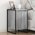 Mesa de Noche 2 pcs Gris Sonoma 39,5 x 30 x 50 cm