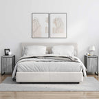 Mesa de Noche 2 pcs Gris Sonoma 39,5 x 30 x 50 cm