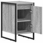 Mesa de Noche 2 pcs Gris Sonoma 39,5 x 30 x 50 cm