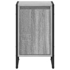 Mesa de Noche 2 pcs Gris Sonoma 39,5 x 30 x 50 cm