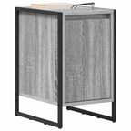 Mesa de Noche 2 pcs Gris Sonoma 39,5 x 30 x 50 cm