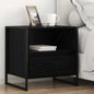 Mesa de Noche con cajón 2 pcs Gris Sonoma 50 x 39,5 x 50 cm