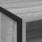 Mesa de Noche con cajón 2 pcs Gris Sonoma 50 x 39,5 x 50 cm