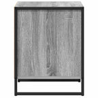 Mesa de Noche con cajón 2 pcs Gris Sonoma 50 x 39,5 x 50 cm