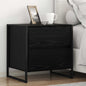 Mesa de Noche con cajón 2 pcs Gris Sonoma 50 x 39.5 x 50 cm