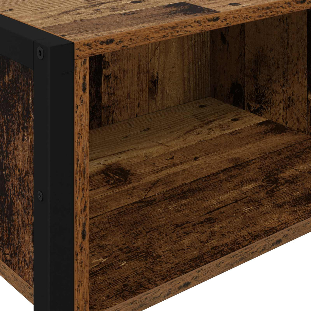 Mesa Auxiliar con almacenamiento Madera Vieja 100 x 36 x 75 cm