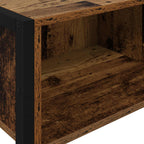 Mesa Auxiliar con almacenamiento Madera Vieja 100 x 36 x 75 cm