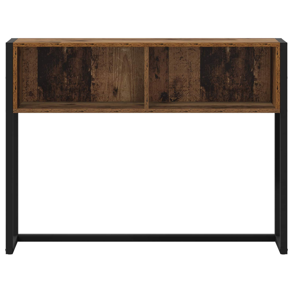 Mesa Auxiliar con almacenamiento Madera Vieja 100 x 36 x 75 cm