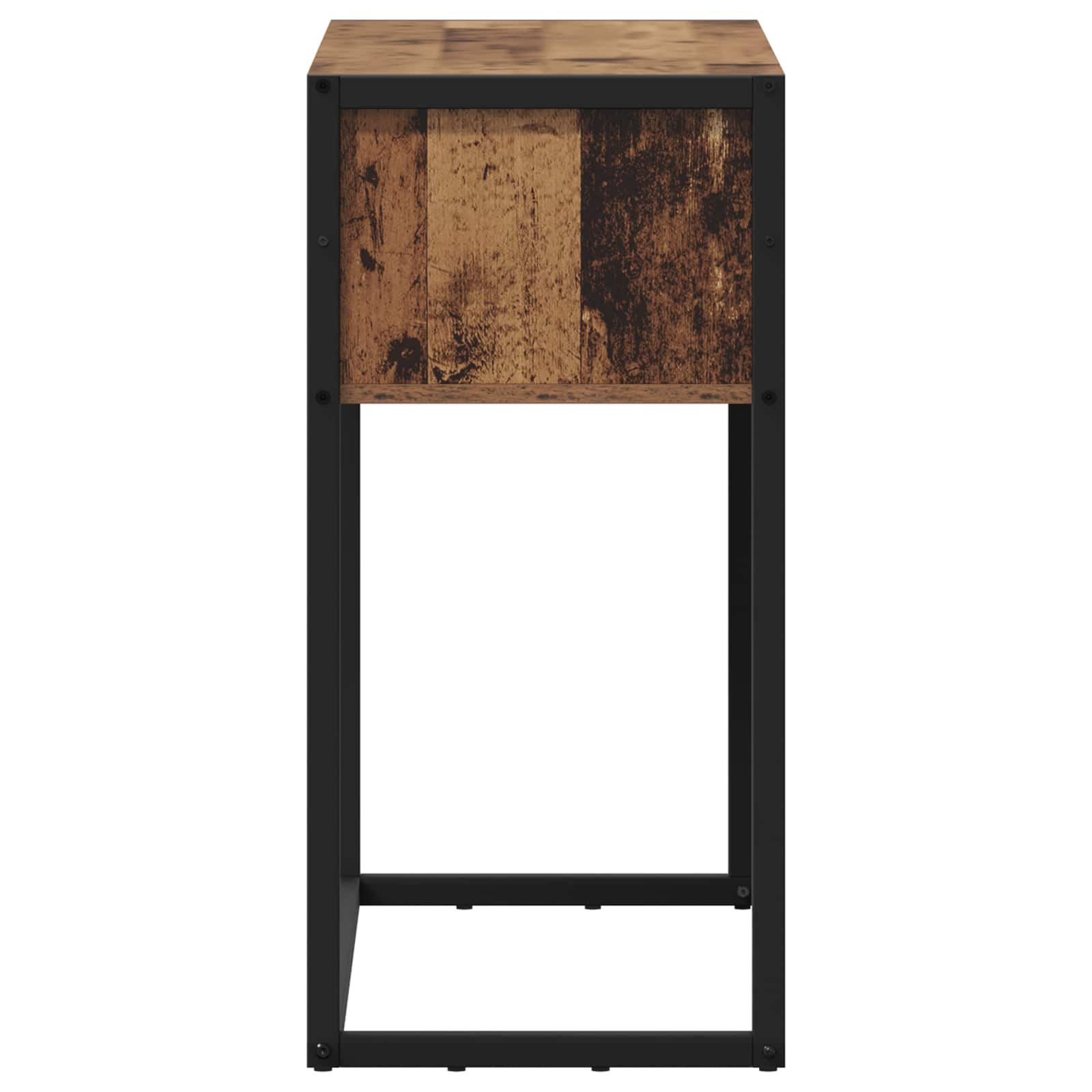 Mesa Auxiliar con almacenamiento Madera Vieja 100 x 36 x 75 cm