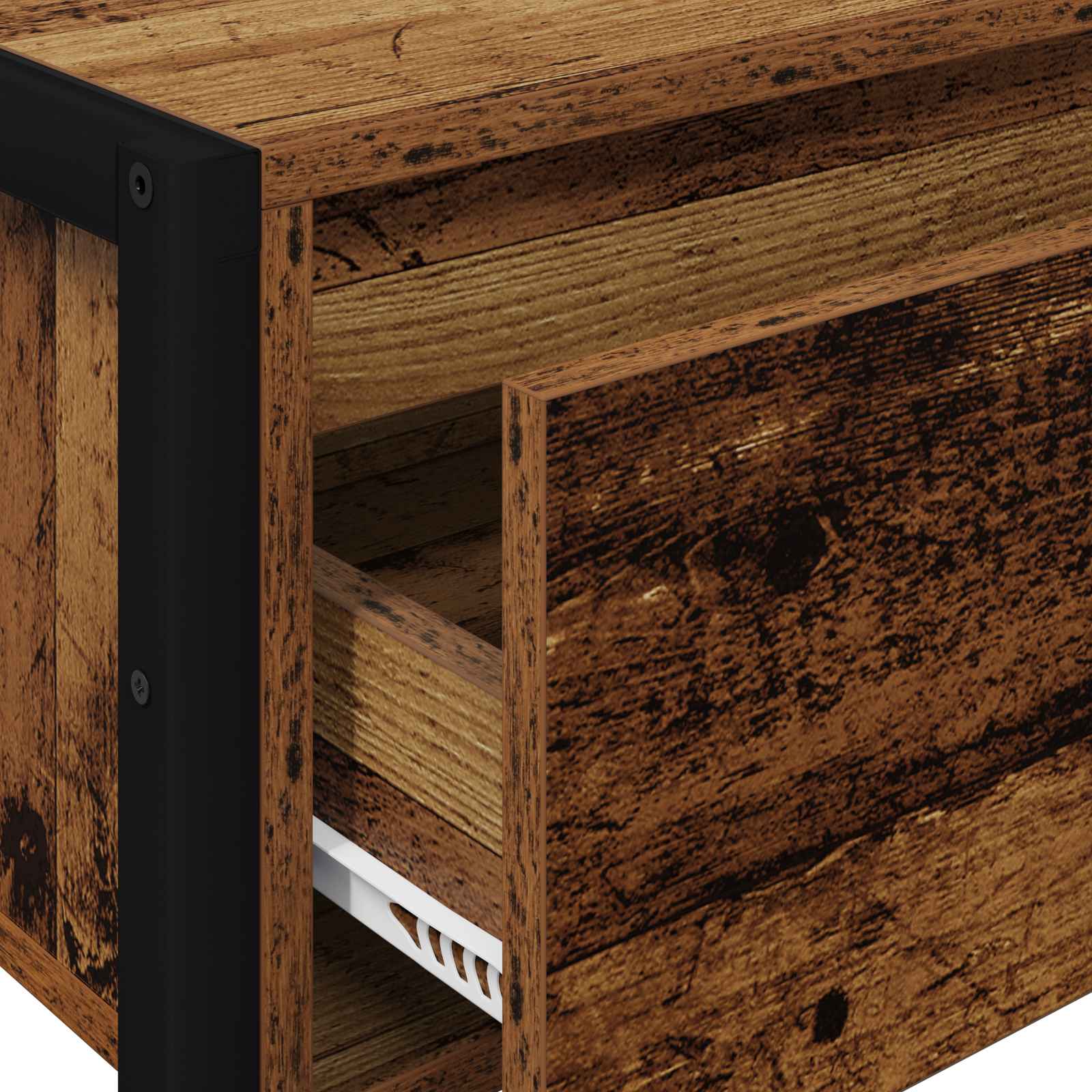 Mesa Auxiliar con cajón Madera Vieja 100 x 36 x 75 cm