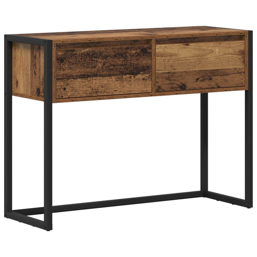 Mesa Auxiliar con cajón Madera Vieja 100 x 36 x 75 cm