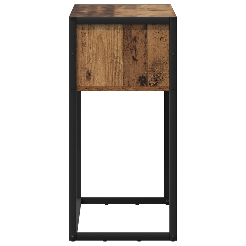 Mesa Auxiliar con cajón Madera Vieja 100 x 36 x 75 cm