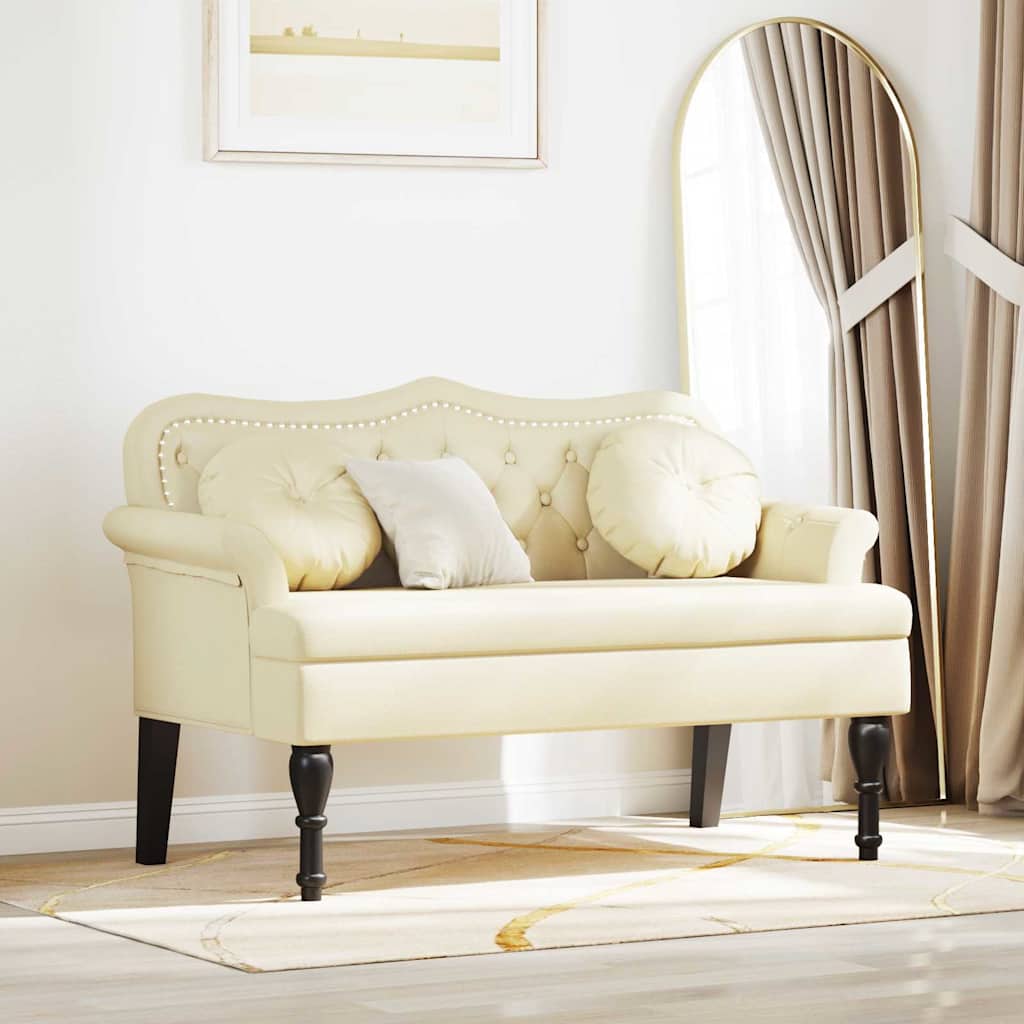 Banco Chesterfield Capuchino 120.5 x 65 x 75 cm Cuero sintético