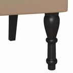 Banco Chesterfield Capuchino 120.5 x 65 x 75 cm Cuero sintético