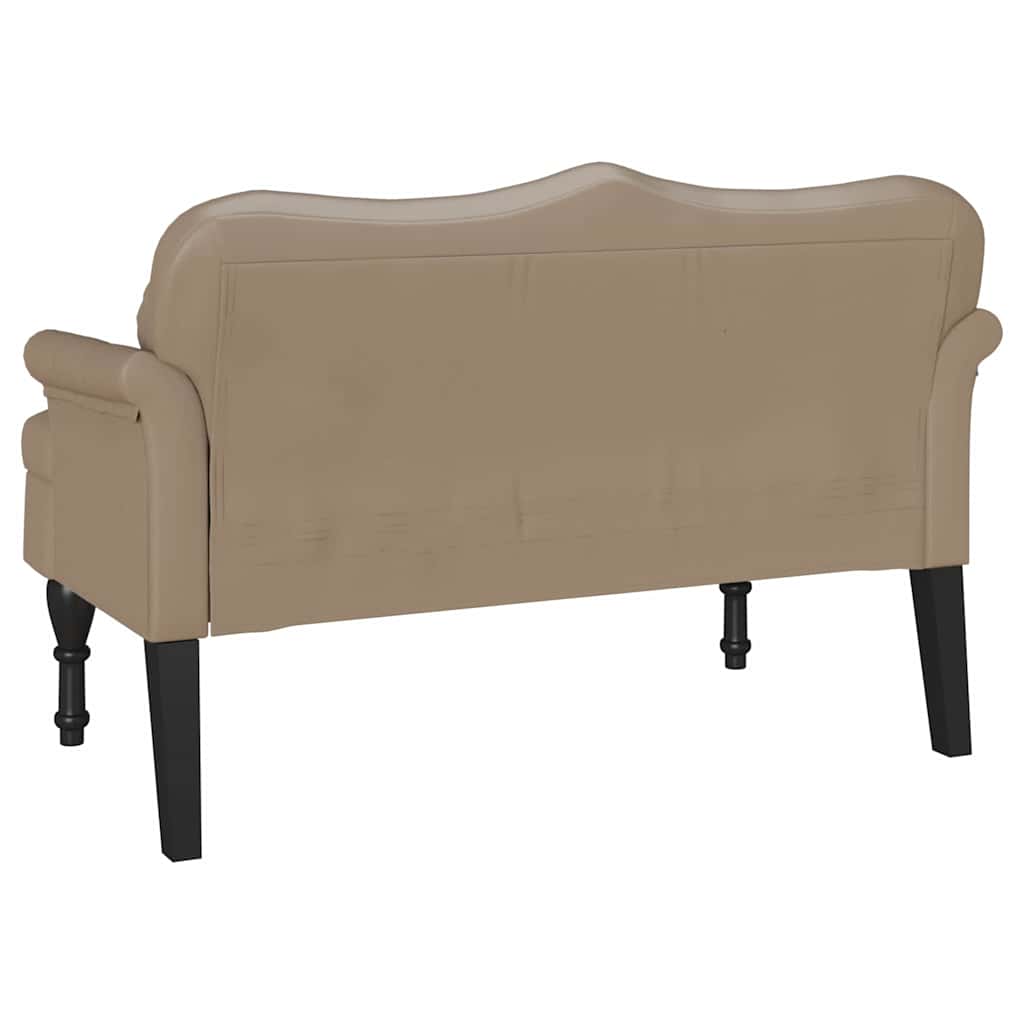 Banco Chesterfield Capuchino 120.5 x 65 x 75 cm Cuero sintético