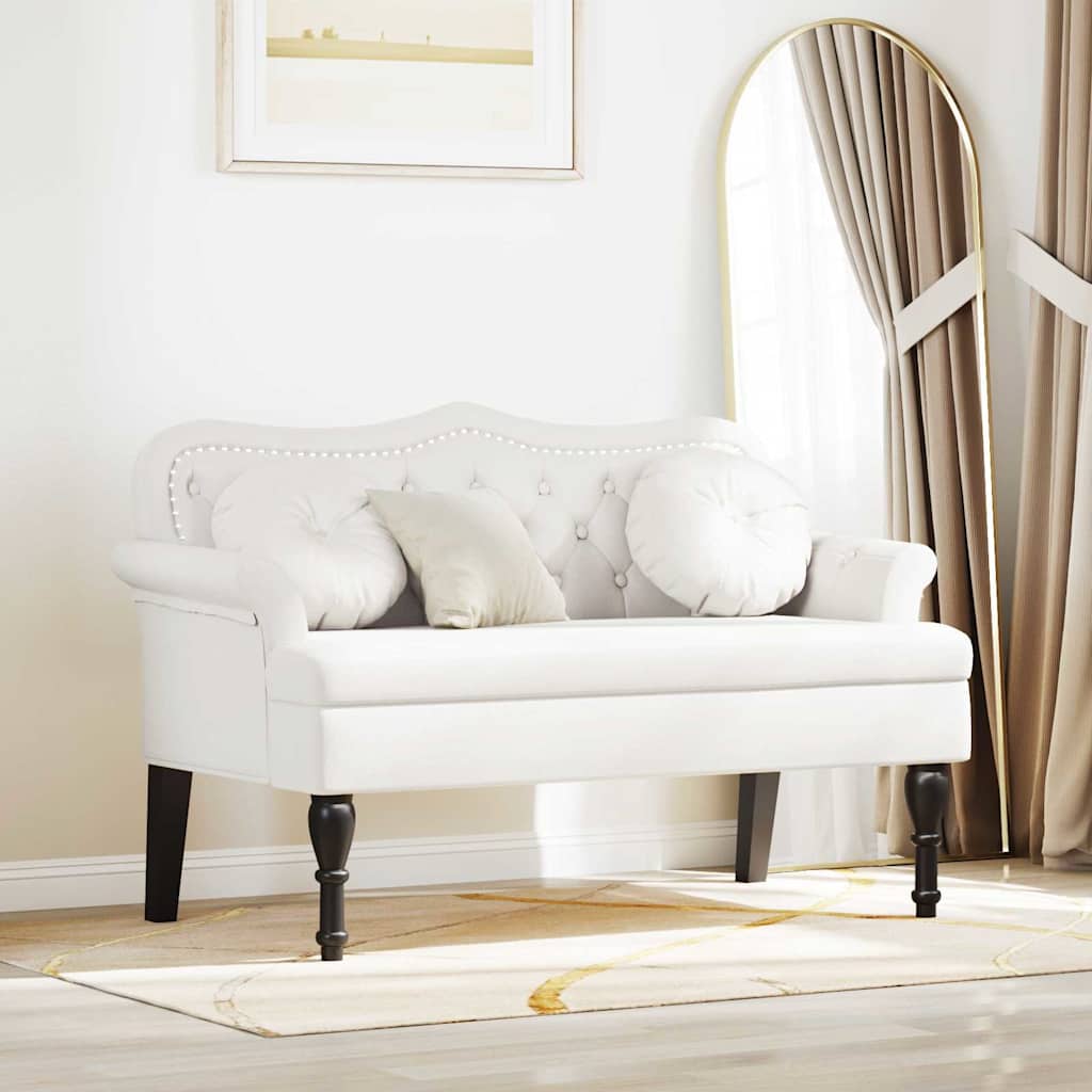 Banco Chesterfield Capuchino 120.5 x 65 x 75 cm Cuero sintético