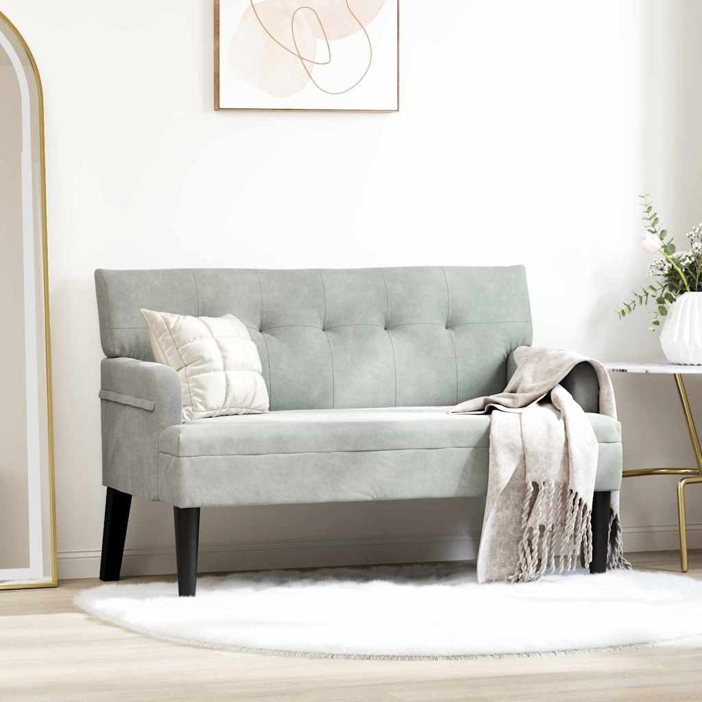 Banco Chesterfield Amarillo 112 x 65,5 x 75 cm Terciopelo
