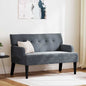 Banco Chesterfield Amarillo 112 x 65,5 x 75 cm Terciopelo