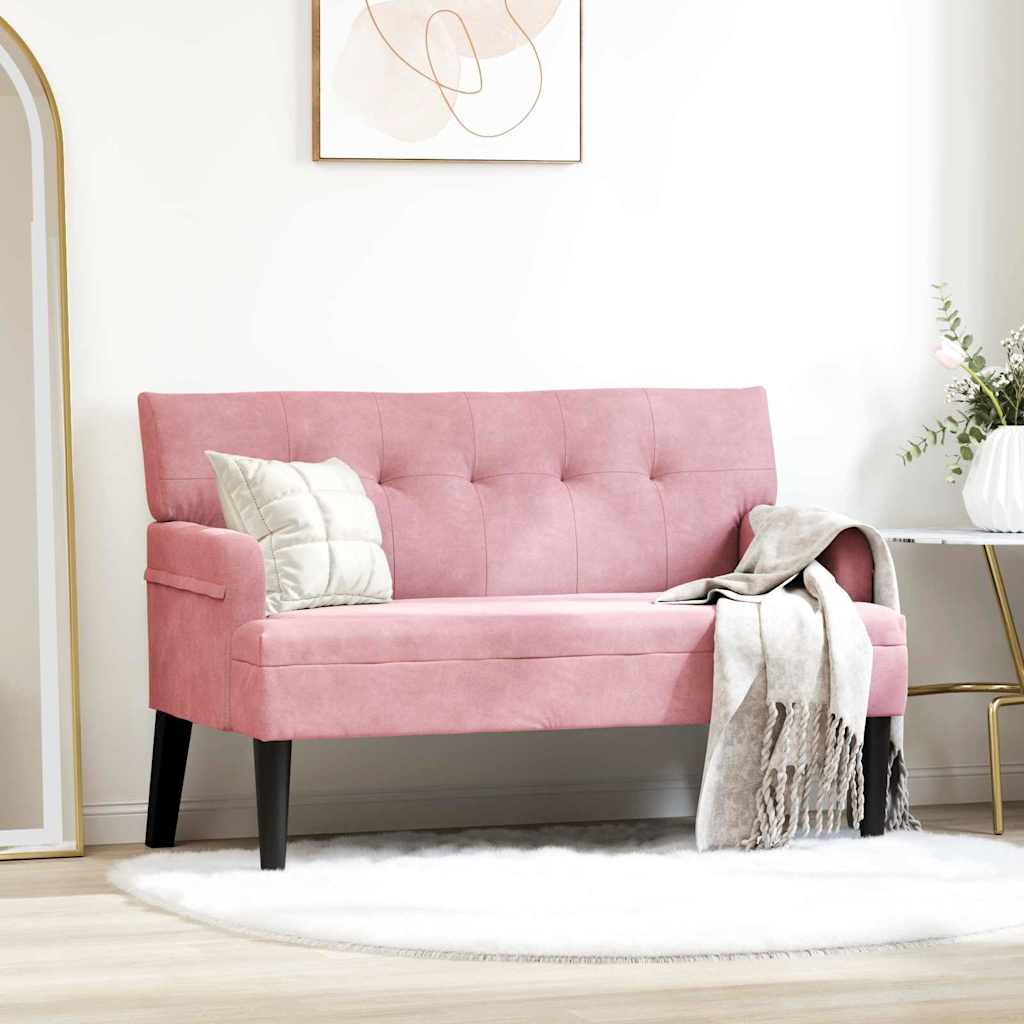 Banco Chesterfield Amarillo 112 x 65,5 x 75 cm Terciopelo
