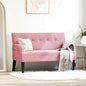 Banco Chesterfield Amarillo 112 x 65,5 x 75 cm Terciopelo