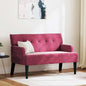 Banco Chesterfield Amarillo 112 x 65,5 x 75 cm Terciopelo
