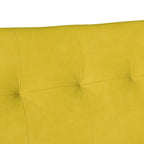 Banco Chesterfield Amarillo 112 x 65,5 x 75 cm Terciopelo
