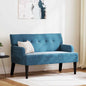 Banco Chesterfield Amarillo 112 x 65,5 x 75 cm Terciopelo