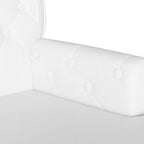 Banco Chesterfield 119,5 x 64,5 x 75 cm Cuero sintético