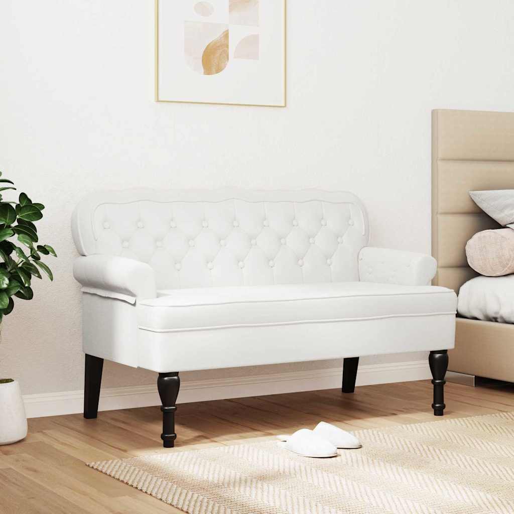 Banco Chesterfield 119,5 x 64,5 x 75 cm Cuero sintético