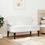 Banco Chesterfield 119,5 x 64,5 x 75 cm Cuero sintético